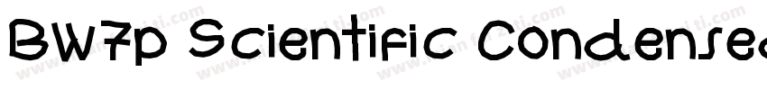 BW7p Scientific Condensed字体转换